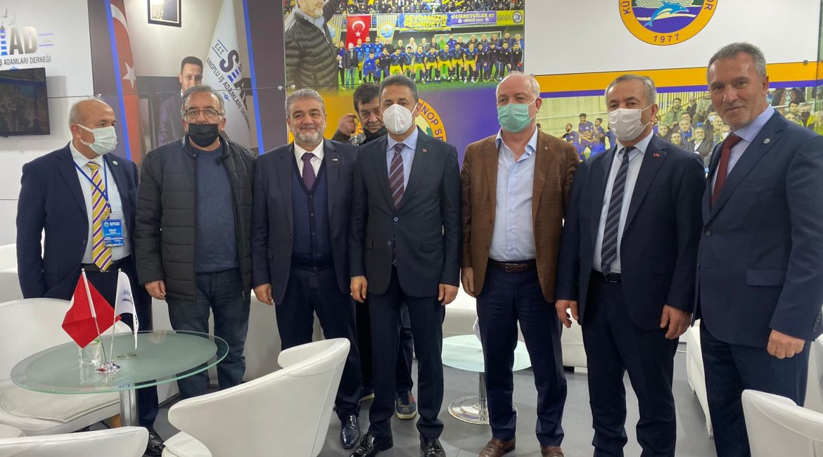 Sinop Valimiz Erol Karaömeroğlu Stantımızı Ziyaret Etti.